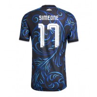 Stroje piłkarskie Argentyna Giuliano Simeone #17 Koszulka Wyjazdowej MŚ 2026 Krótki Rękaw